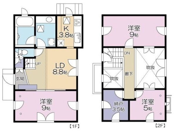 練馬区羽沢2丁目戸建ての物件間取画像